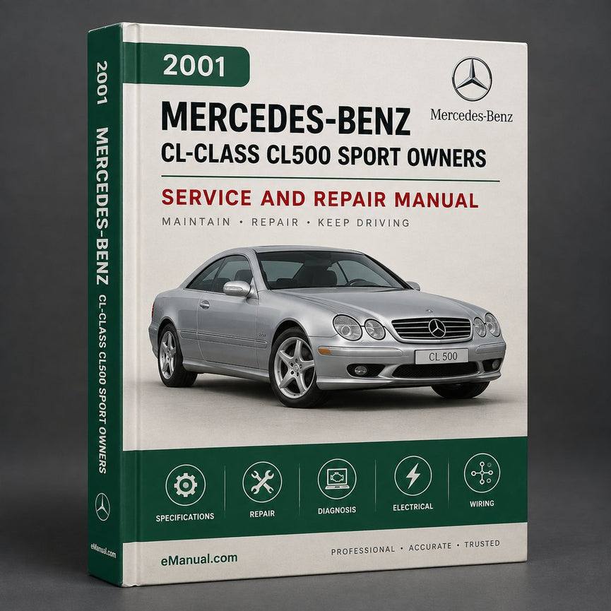 2001 Mercedes-Benz CL-Class CL500 Sport Owners Manual