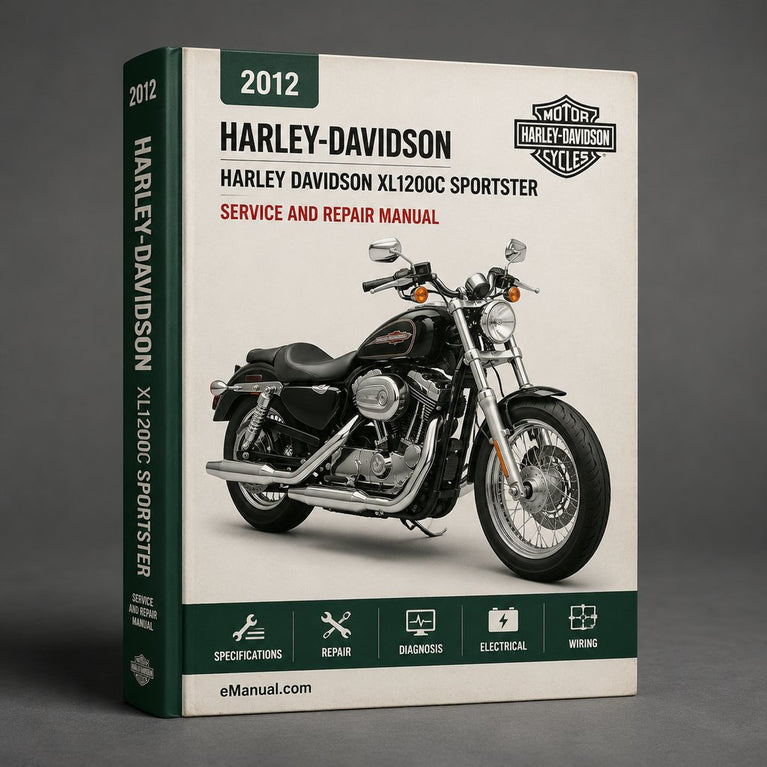 Harley Davidson XL1200C Sportster 2012 Reparatur-Servicehandbuch