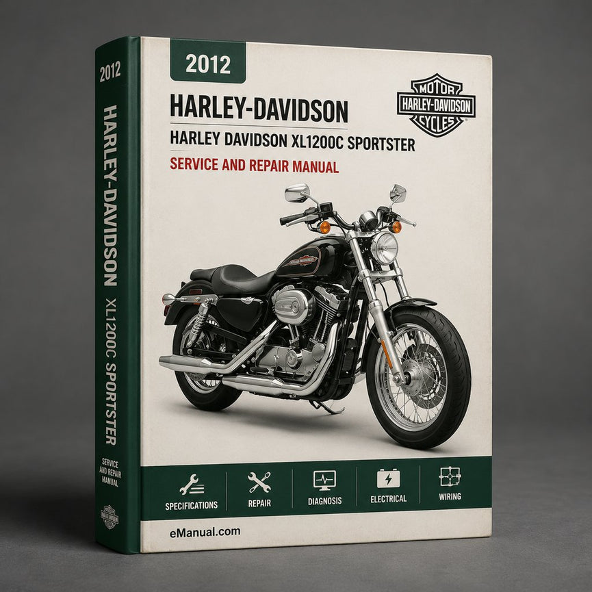 Harley Davidson XL1200C Sportster 2012 Reparatur-Servicehandbuch