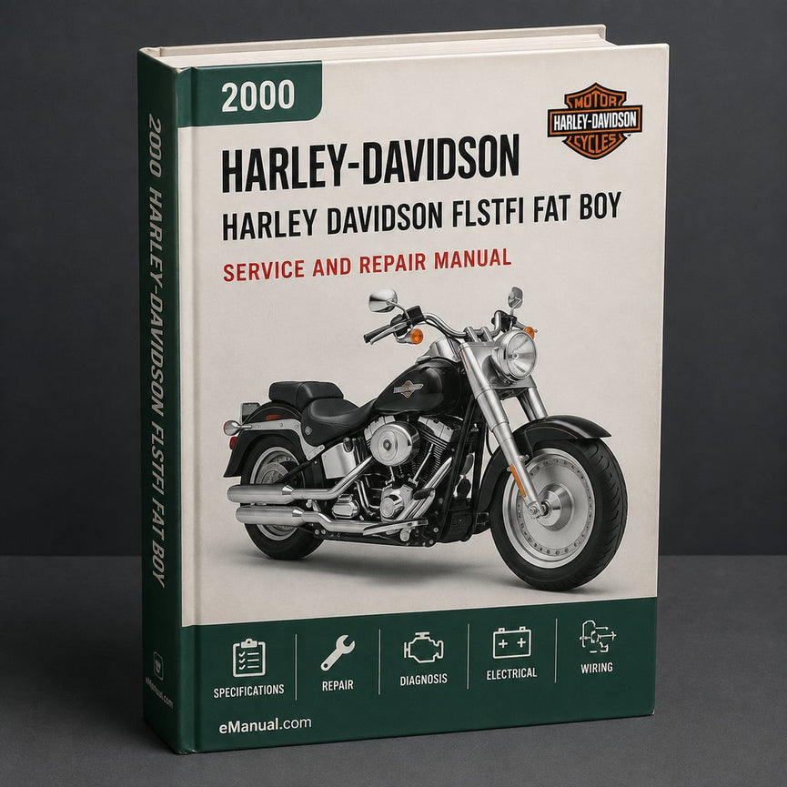 Harley Davidson FLSTFI Fat Boy 2000 Repair Service Manual