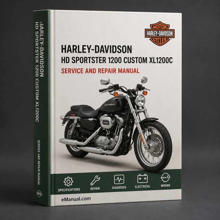 HD SPORTSTER 1200 Custom XL1200C Workshop Service Repair Manual