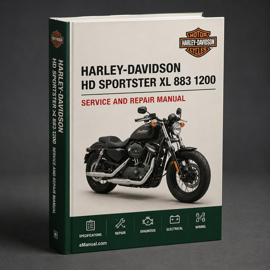 HD SPORTSTER XL 883 1200 BIKE Repair Service Manual
