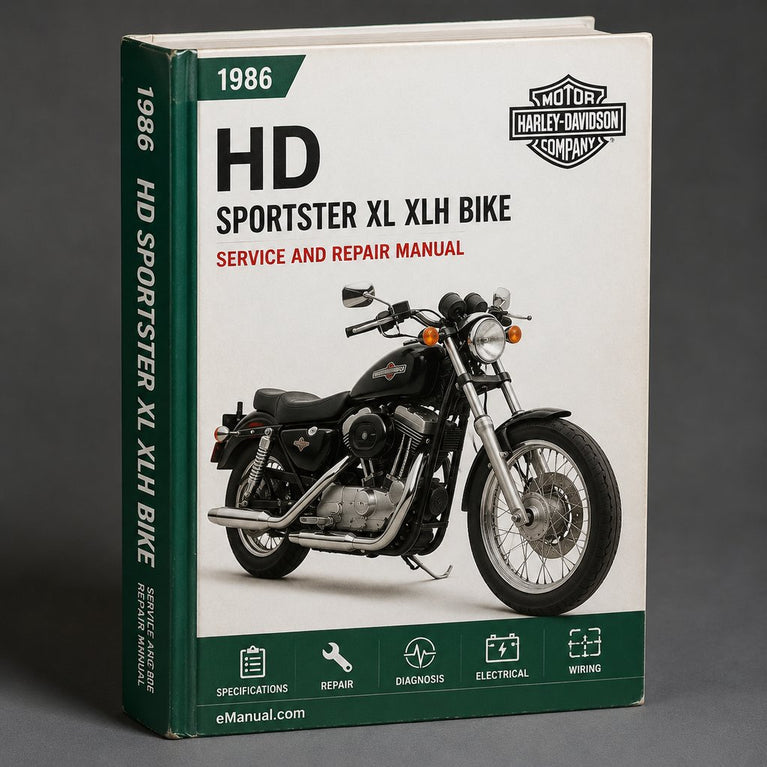 Manual de servicio y reparación de bicicletas HD SPORTSTER XL XLH 1986-2003