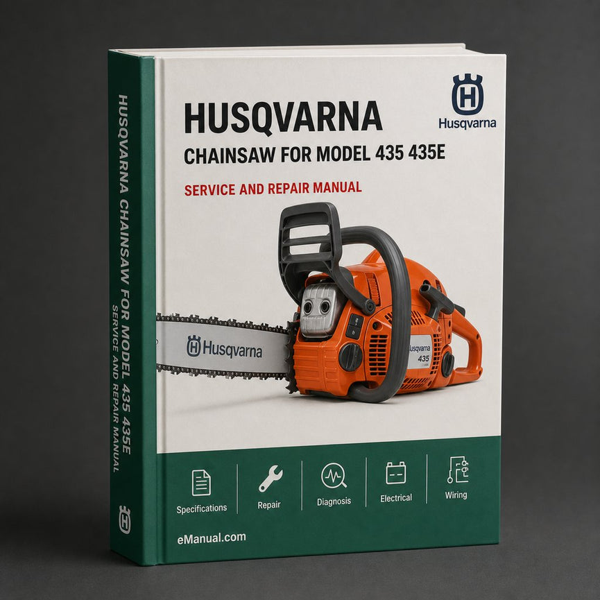 Husqvarna Chainsaw Workshop Service Repair Manual for model 435 435E 440