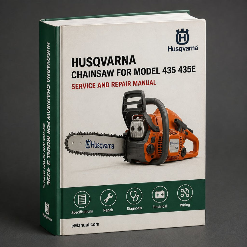Husqvarna Chainsaw Workshop Service Repair Manual for model 435 435E 440 PDF Download