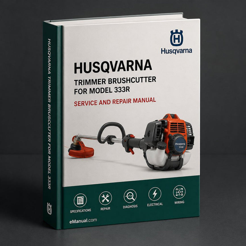 Husqvarna Trimmer Brushcutter Workshop Service Repair Manual for model 333R 335R PDF Download