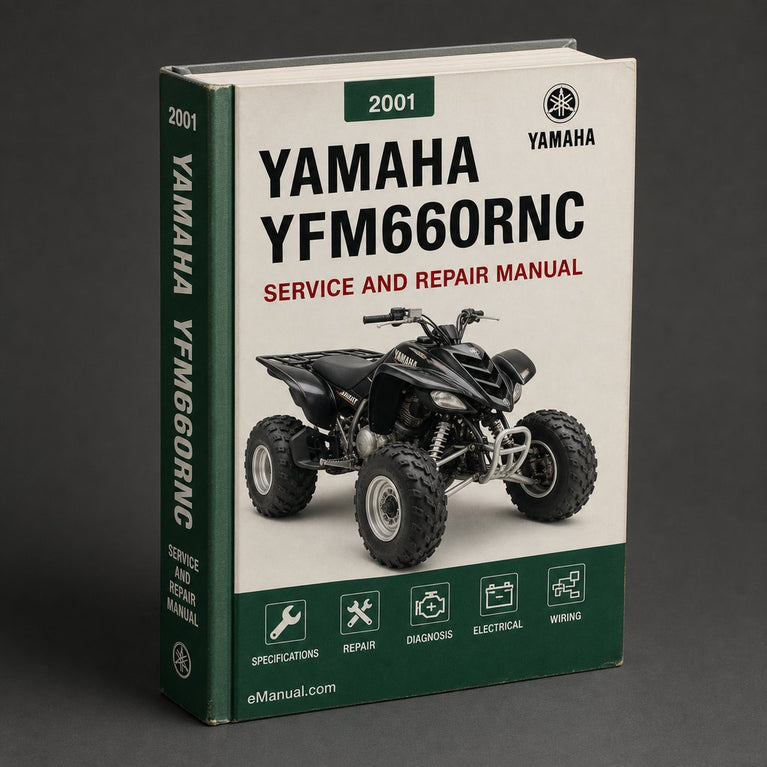 Manual de servicio y taller de reparación de Yamaha YFM660RNC 2001-2006