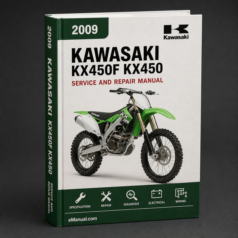 2009 - 2010 Kawasaki KX450F KX450 Service Repair Manual