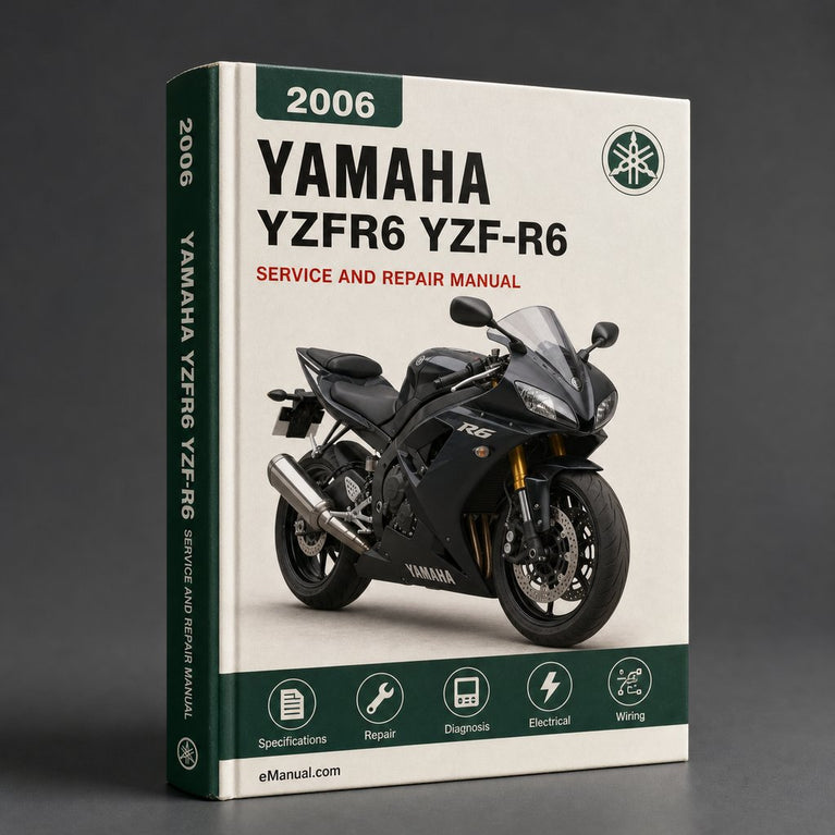 Yamaha YZFR6 YZF-R6 2006-2007 Workshop Service Manual Repair