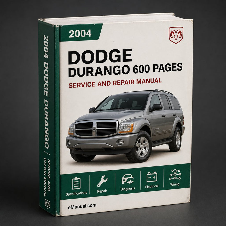 2004 Dodge Durango Werkstatt-Service-Reparaturhandbuch (6.600 Seiten)