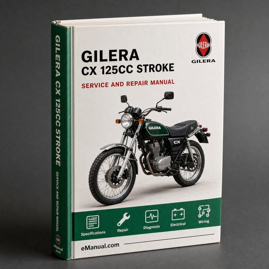 GILERA CX 125CC 2 STROKE Service Repair Manual