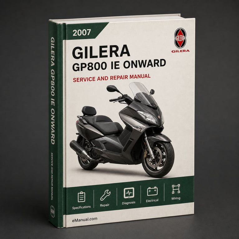 GILERA GP800 IE Service Repair Manual 2007 Onward