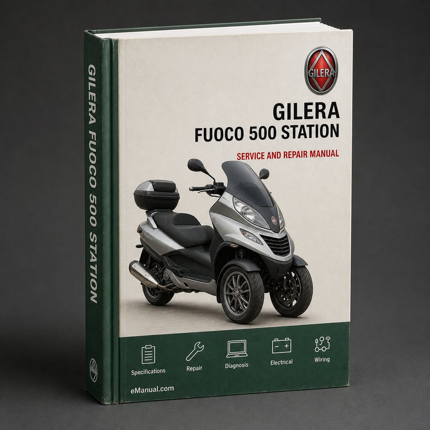 Gilera Fuoco 500 Service Station Manual