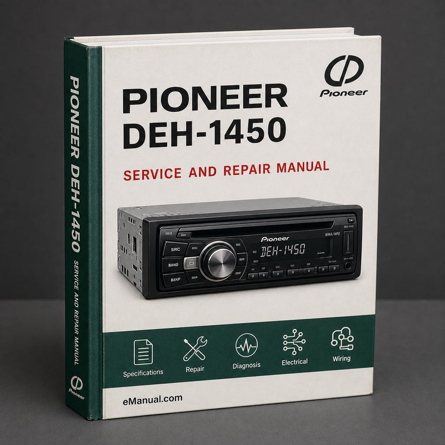 Pioneer DEH-1450 Service Manual