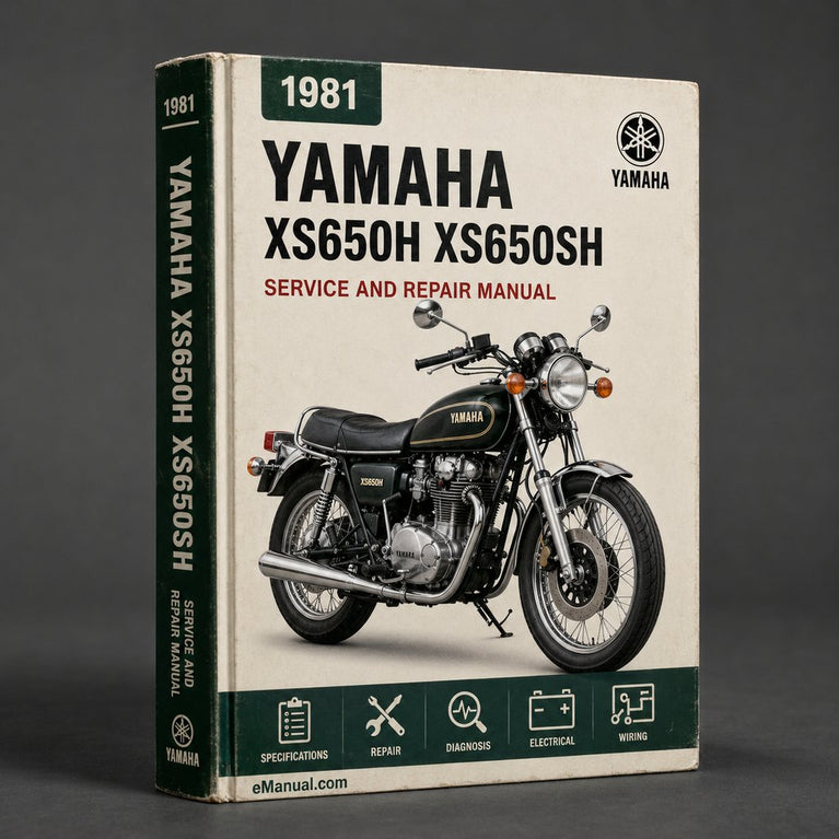 Yamaha XS650H XS650SH 1981 Workshop Repair Service Manual