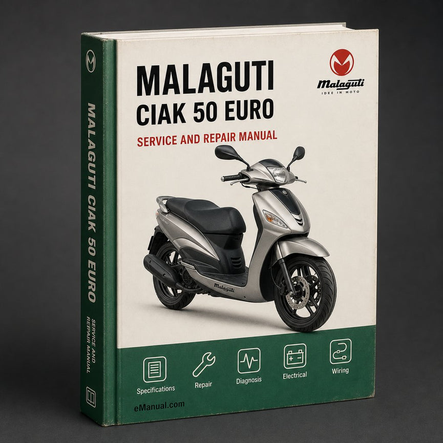 Malaguti Ciak 50 Euro 1 & 2 Workshop Service & Repair Manual
