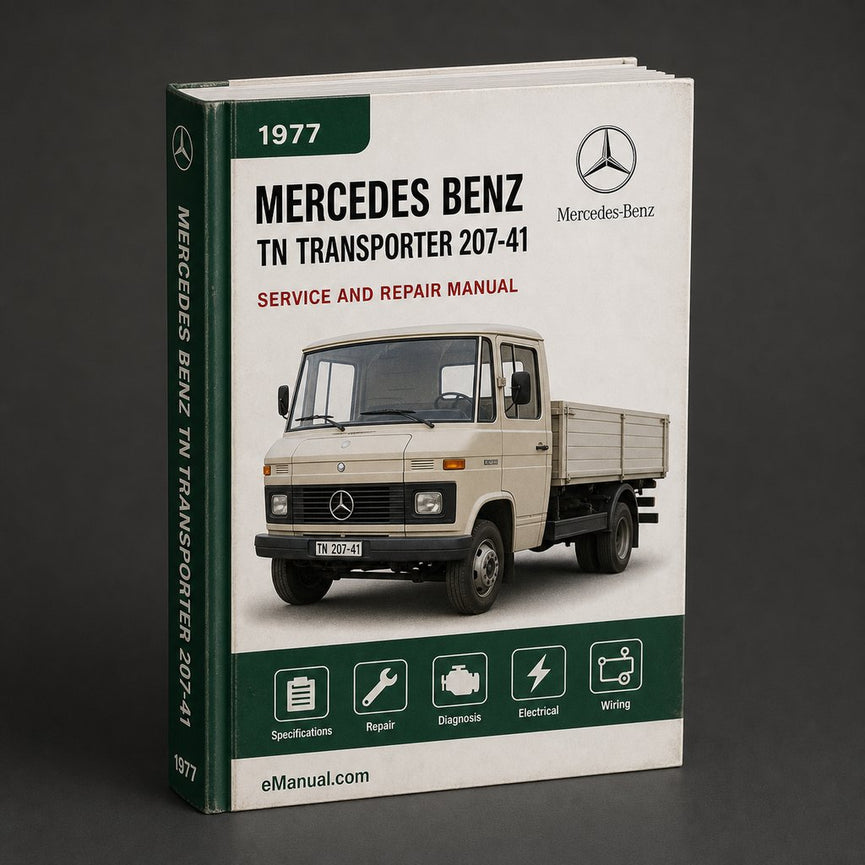 Mercedes Benz Tn Transporter 207-41 D 1977-1995 Service-Reparaturhandbuch