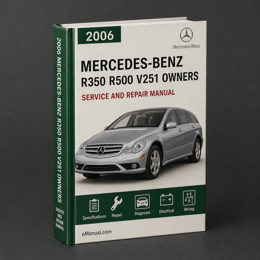 2006 Mercedes-Benz R350 R500 V251 Owners Manual