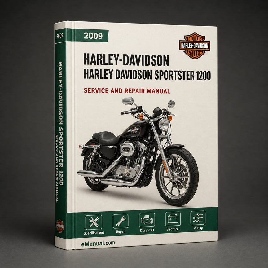 Harley Davidson Sportster 1200 2009 Service- und Reparaturhandbuch
