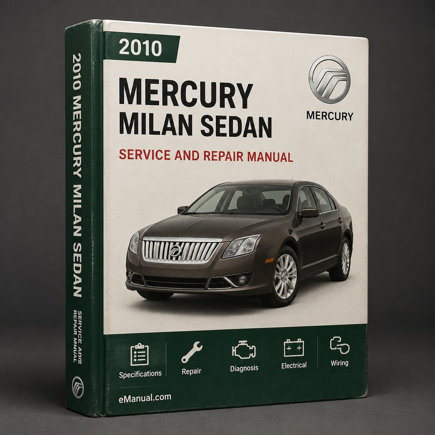 Mercury Milan Sedan Complete Workshop Service Repair Manual 2010