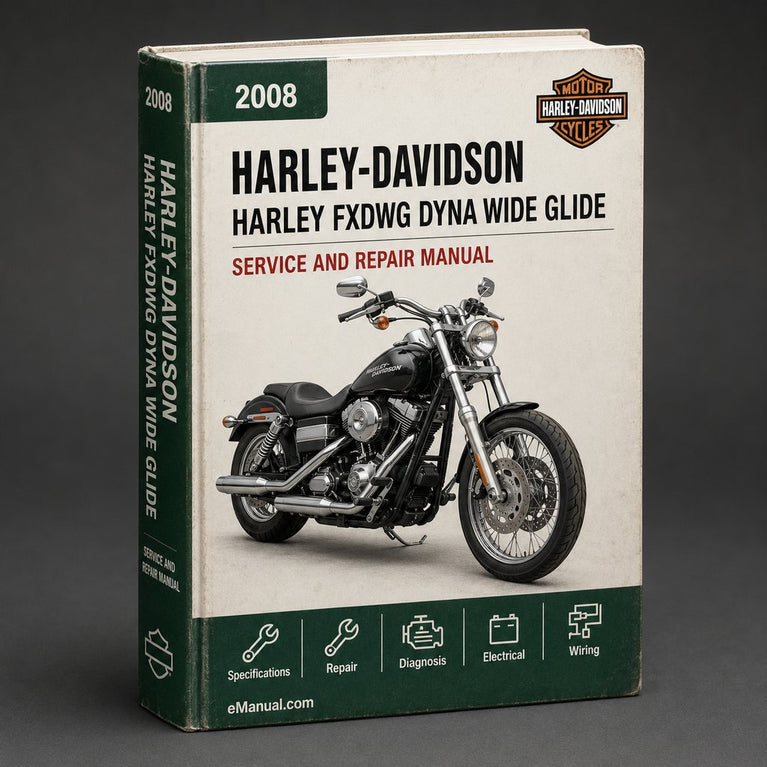 Harley FXDWG Dyna Wide Glide 105th Anniversary 2008 Manual