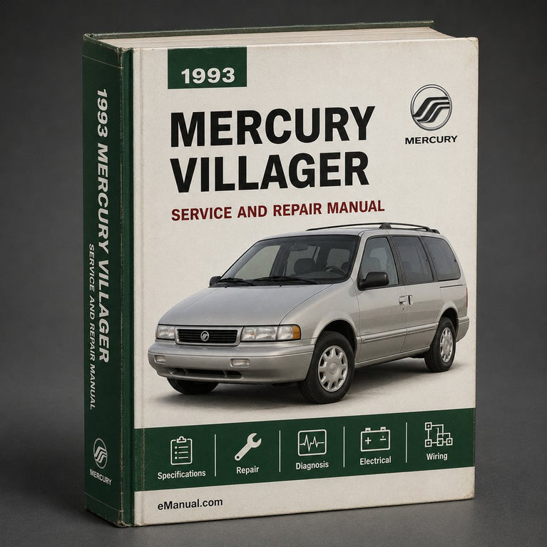 MERCURY VILLAGER 1993-1995 Service Repair Manual