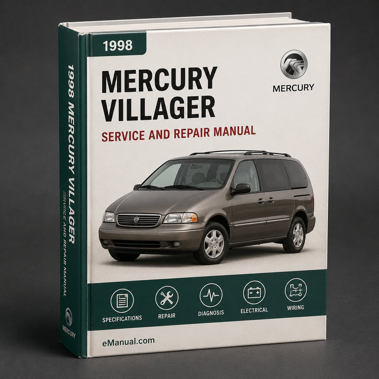 Mercury Villager 1998 Workshop Repair Service Manual.