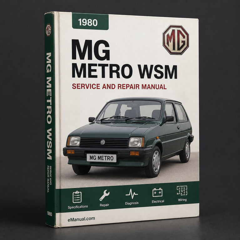 MG Metro 1980-1990 WSM Service Manual Repair