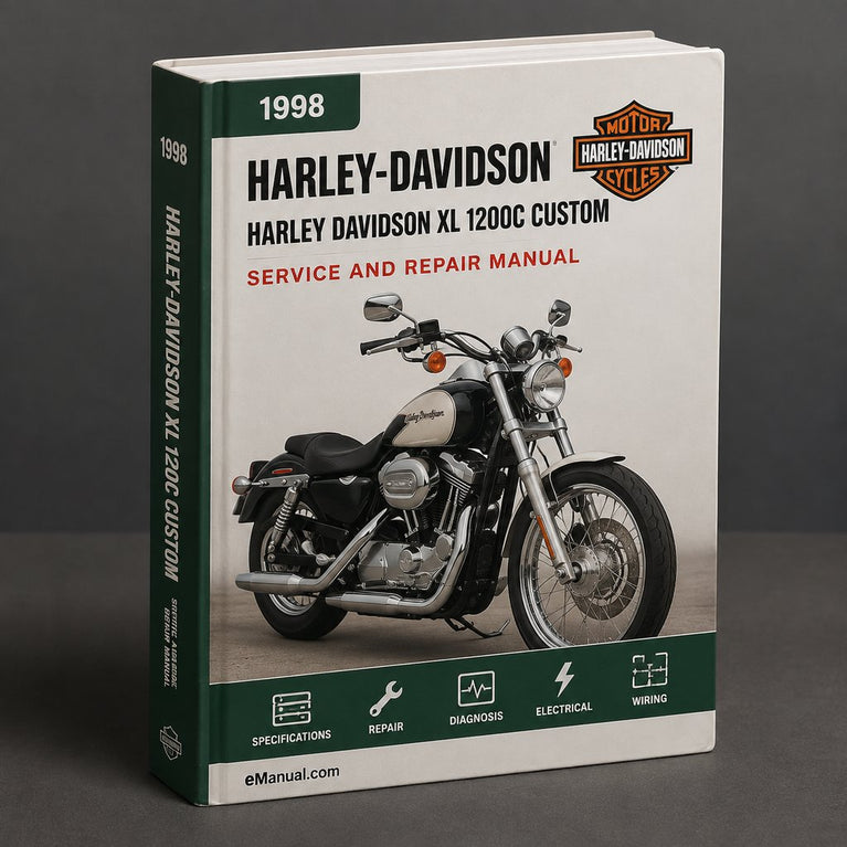 Harley Davidson XL 1200C Custom 1998 Service Repair Manual
