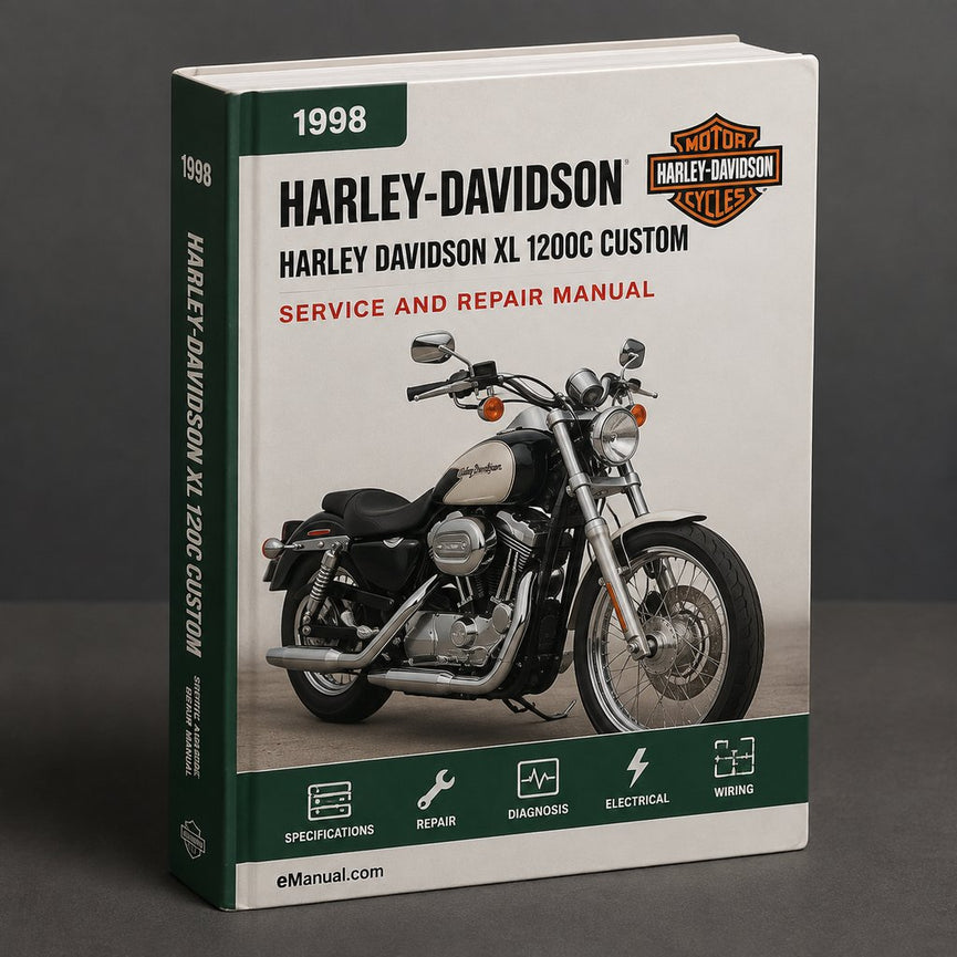 Harley Davidson XL 1200C Custom 1998 Service Repair Manual