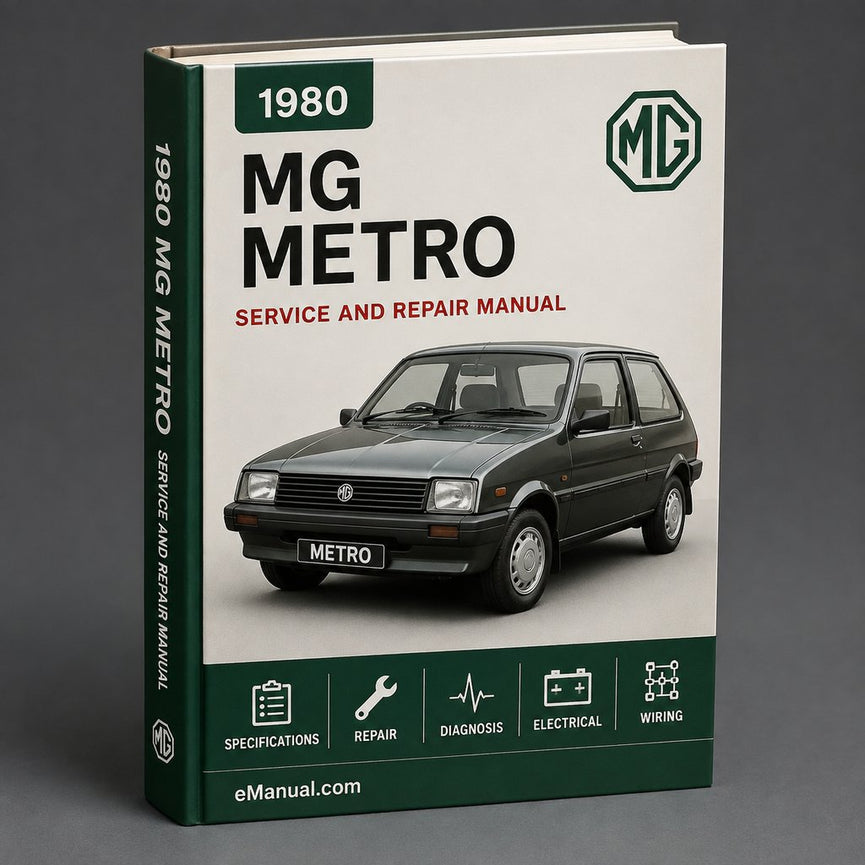 MG Metro 1980 Workshop Service Repair Manual
