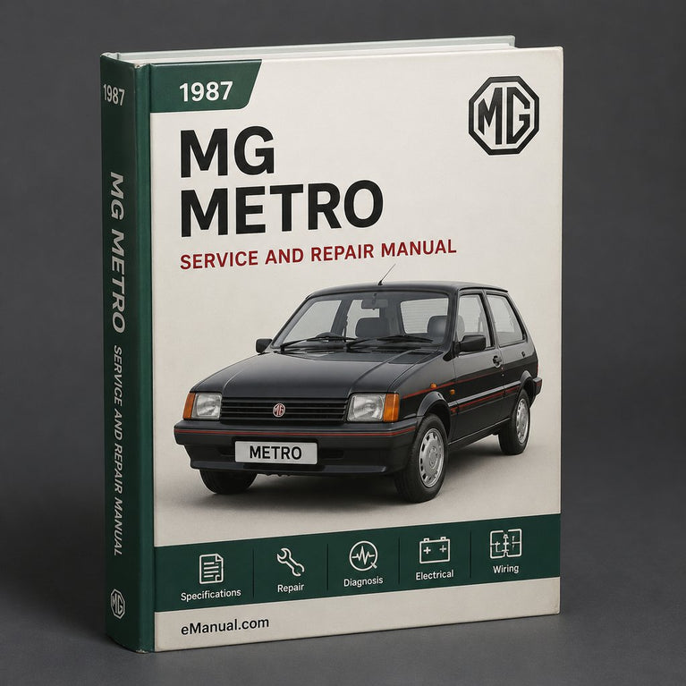 MG Metro 1987 Workshop Service Repair Manual
