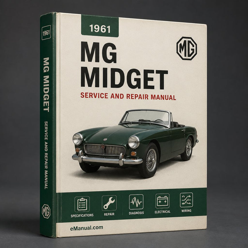 MG Midget Service Repair Workshop Manual 1961-1979