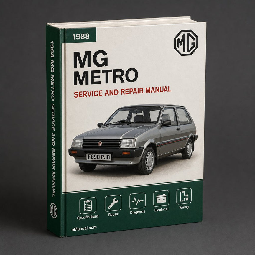 MG Metro 1988 Workshop Service Repair Manual