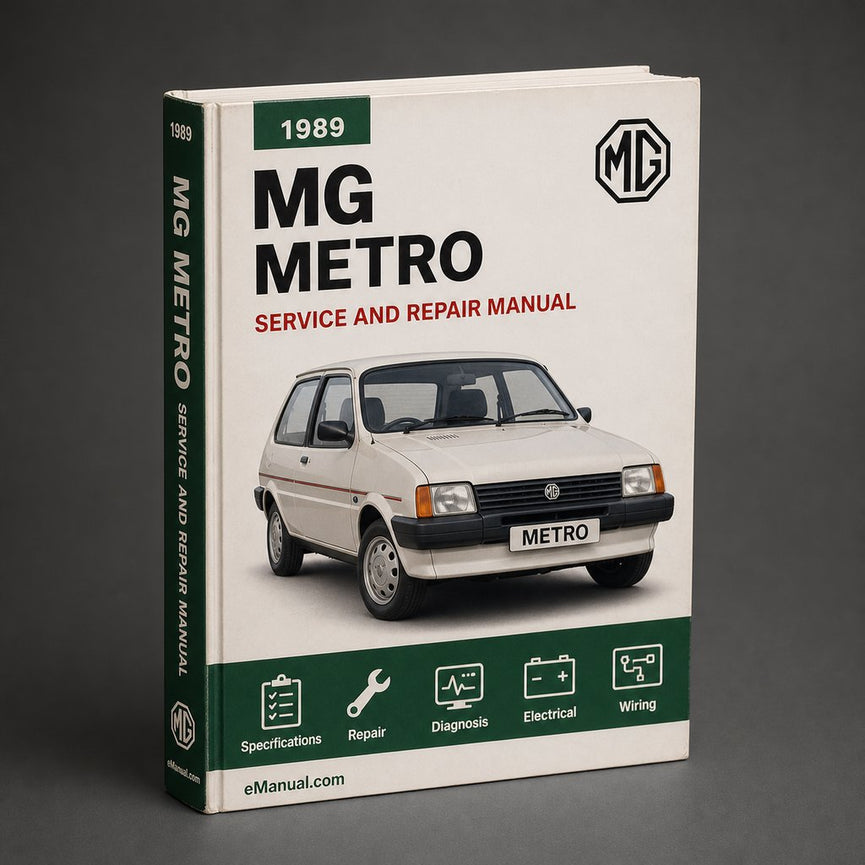 MG Metro 1989 Workshop Service Repair Manual
