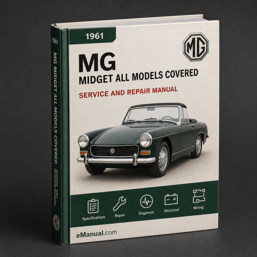 MG MIDGET Workshop Repair Manual All 1961-1979 ModelS COVERED