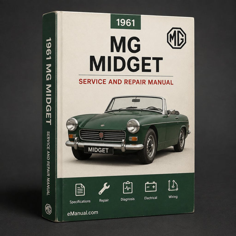 MG MIDGET Service Repair Workshop Manual 1961-1979