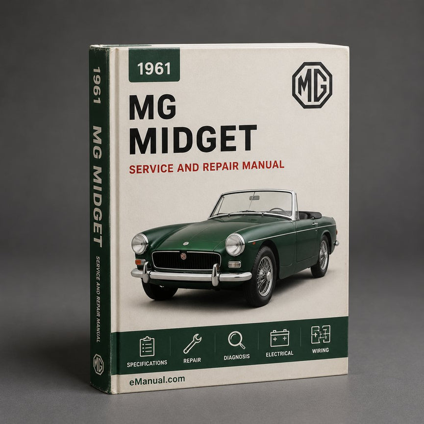 MG MIDGET Complete Workshop Repair Manual 1961-1979