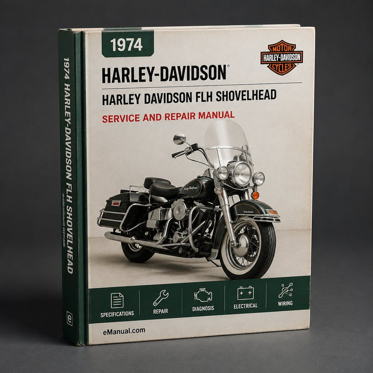 Harley Davidson FLH Shovelhead 1974 Workshop Service Repair Manual