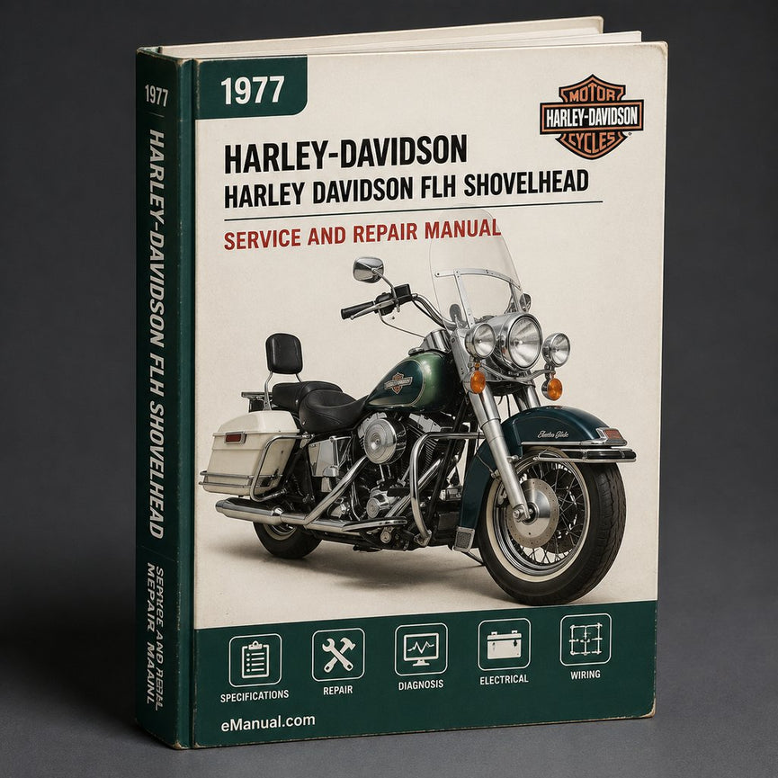 Harley Davidson FLH Shovelhead 1977 Workshop Service Repair Manual