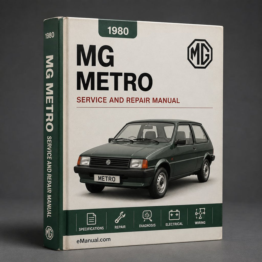MG Metro 1980-1990 Workshop Service Manual Repair