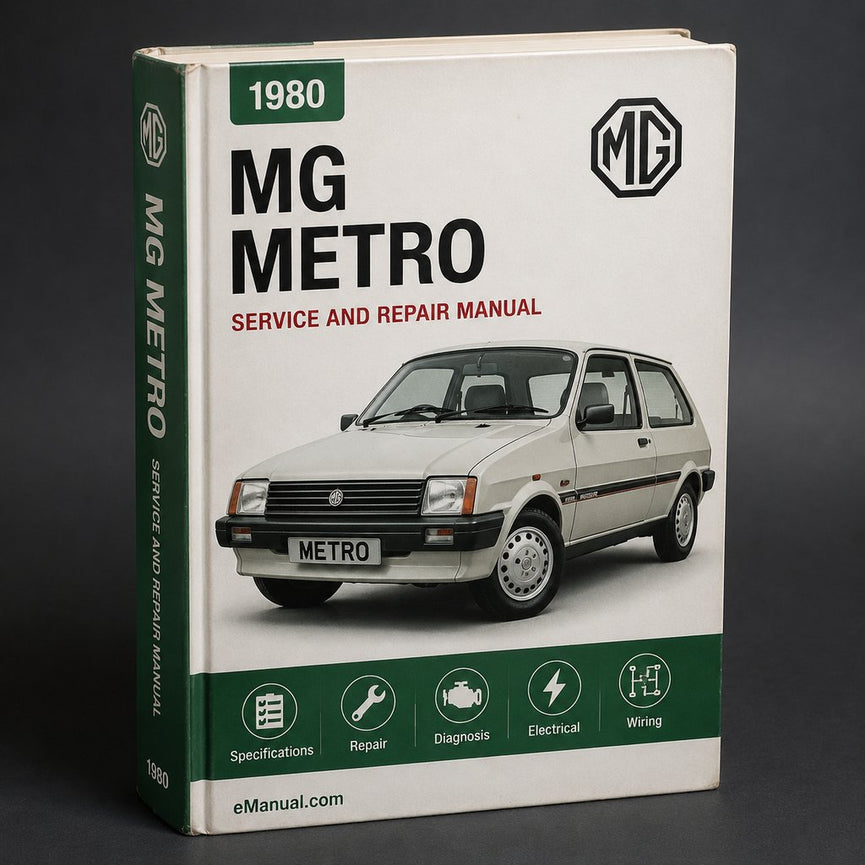 MG 1980-1990 Metro Repair Service Manual