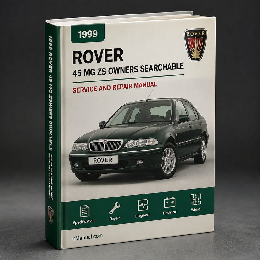 Rover 45 MG ZS Owners Workshop Manual 1999-2005 (299MB Searchable Bookmarked iPad-ready)