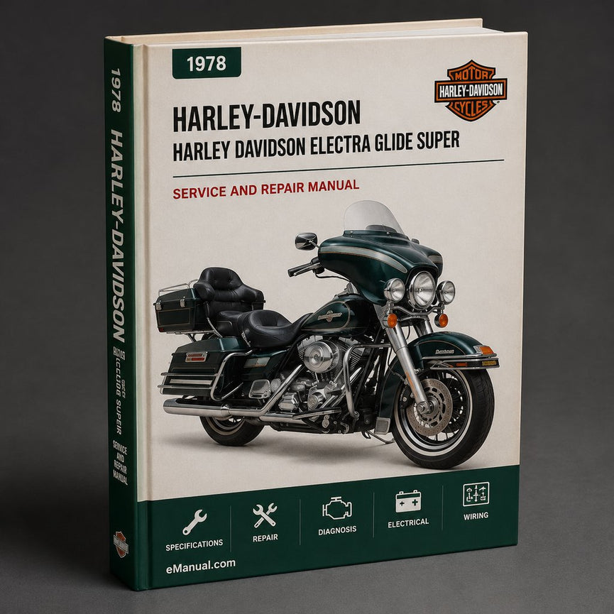 Harley Davidson Electra Glide Super Glide 1978-1980 Factory