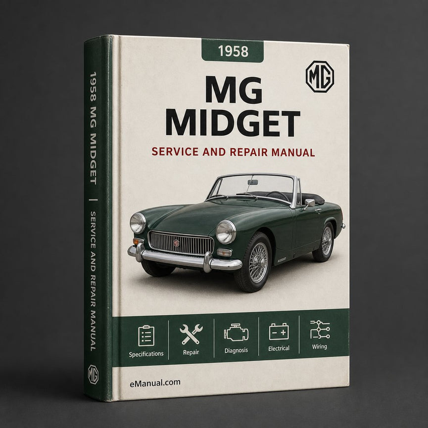 MG Midget 1958-1971 Factory Service Repair Manual