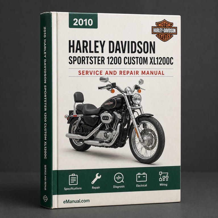 2010 Harley Davidson SPORTSTER 1200 Custom XL1200C Service M