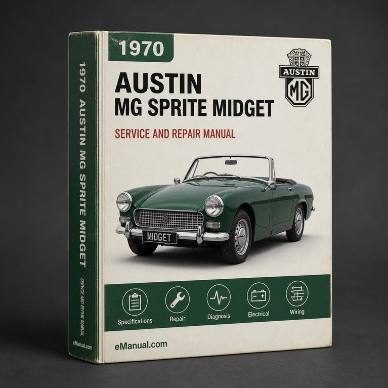 Austin MG Sprite Midget 1970 Factory Service Repair Manual