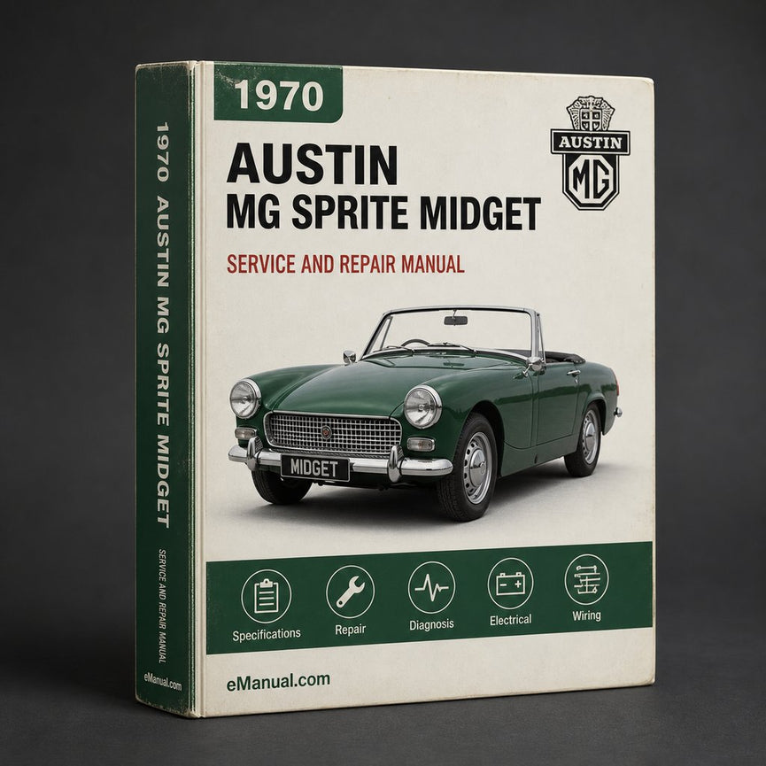 Austin MG Sprite Midget 1970 Factory Service Repair Manual