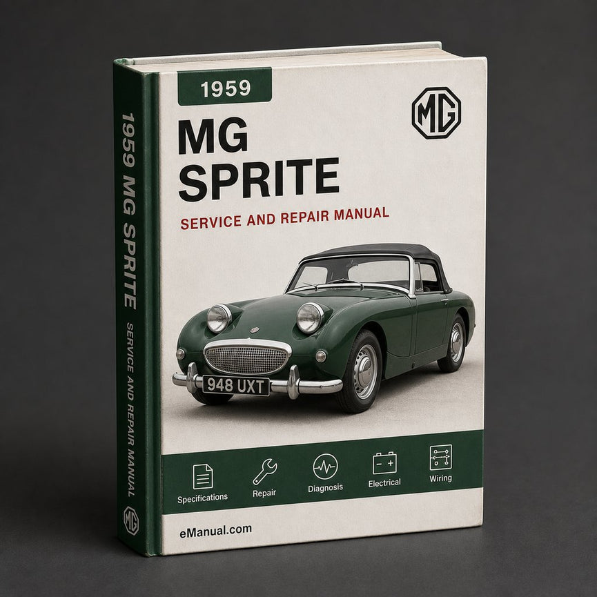 MG Sprite Service Repair Workshop Manual 1959-1972