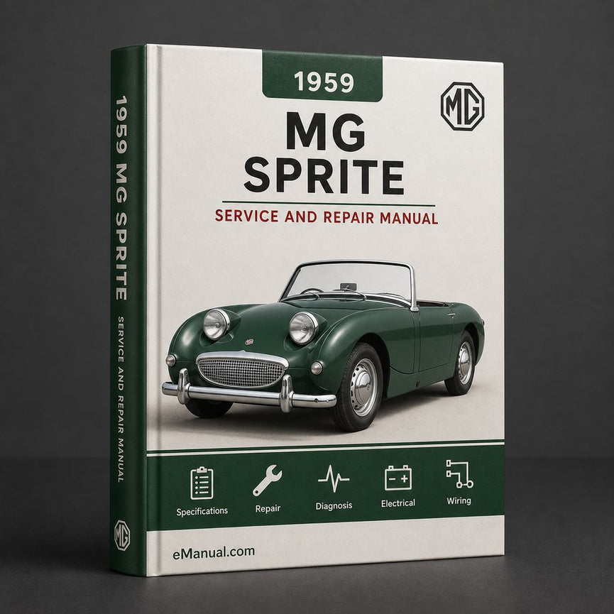MG SPRITE Service Repair Workshop Manual 1959-1972